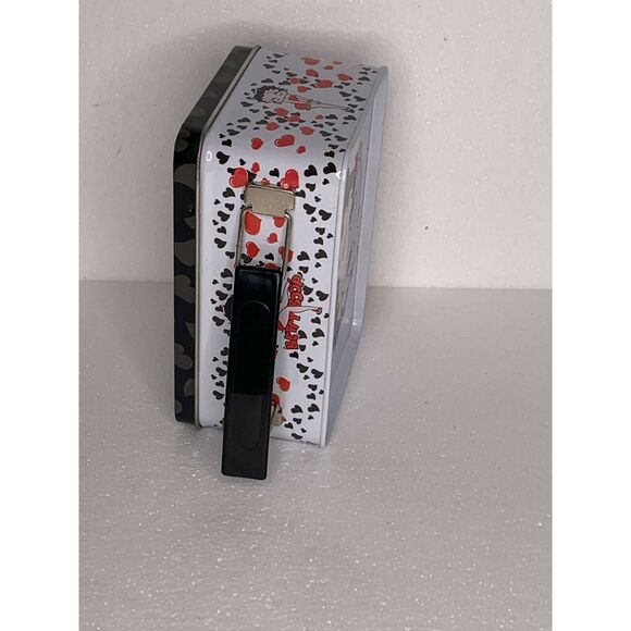 Betty Boop Tin Lunch Box Pudgy Dog NJ Croce Co. Black Red #26636 Collectible - Picture 4 of 8